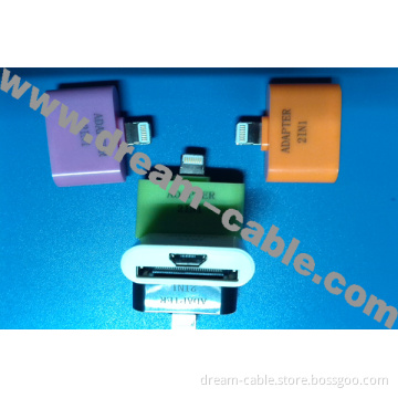New for iPhone 5 Adapter Lightning Adapter with Micro USB Socket